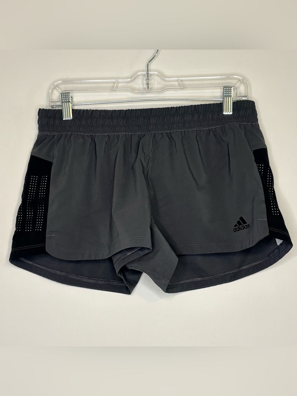 adidas Women's Black Performance Running Shorts Climalite Size Med